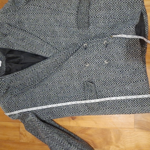 NWT Topshop herringbone textured blazer coat size 10 - Picture 14 of 14